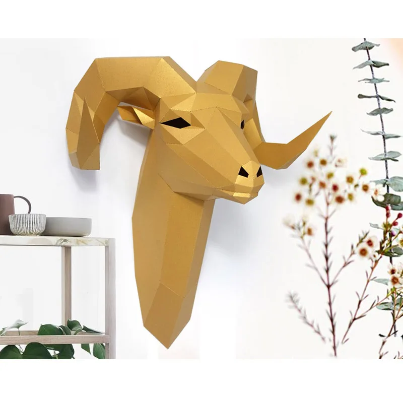 Pre-cut Bighorn Wild Sheep Ani - Art Craft Cardboard ulasan dan harga