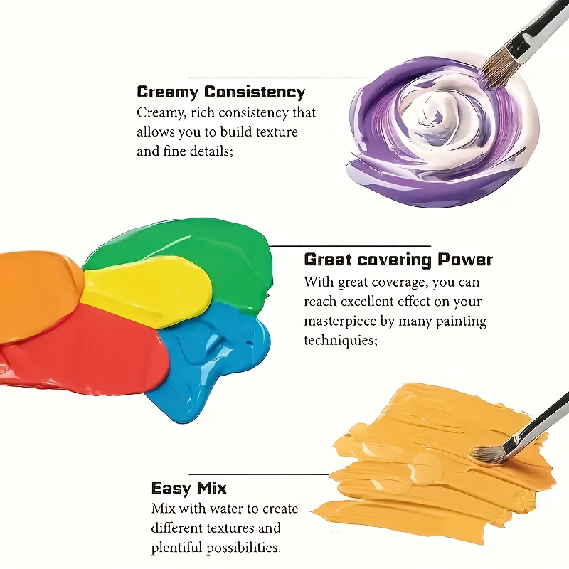 Gouache Paint Set - Artist Gra - Gouache Paint Set ulasan dan harga