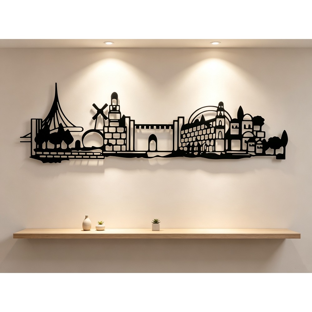 CIFBUY Metal Wall Art Jerusale - Art & Craft Paper For Kids ulasan dan harga