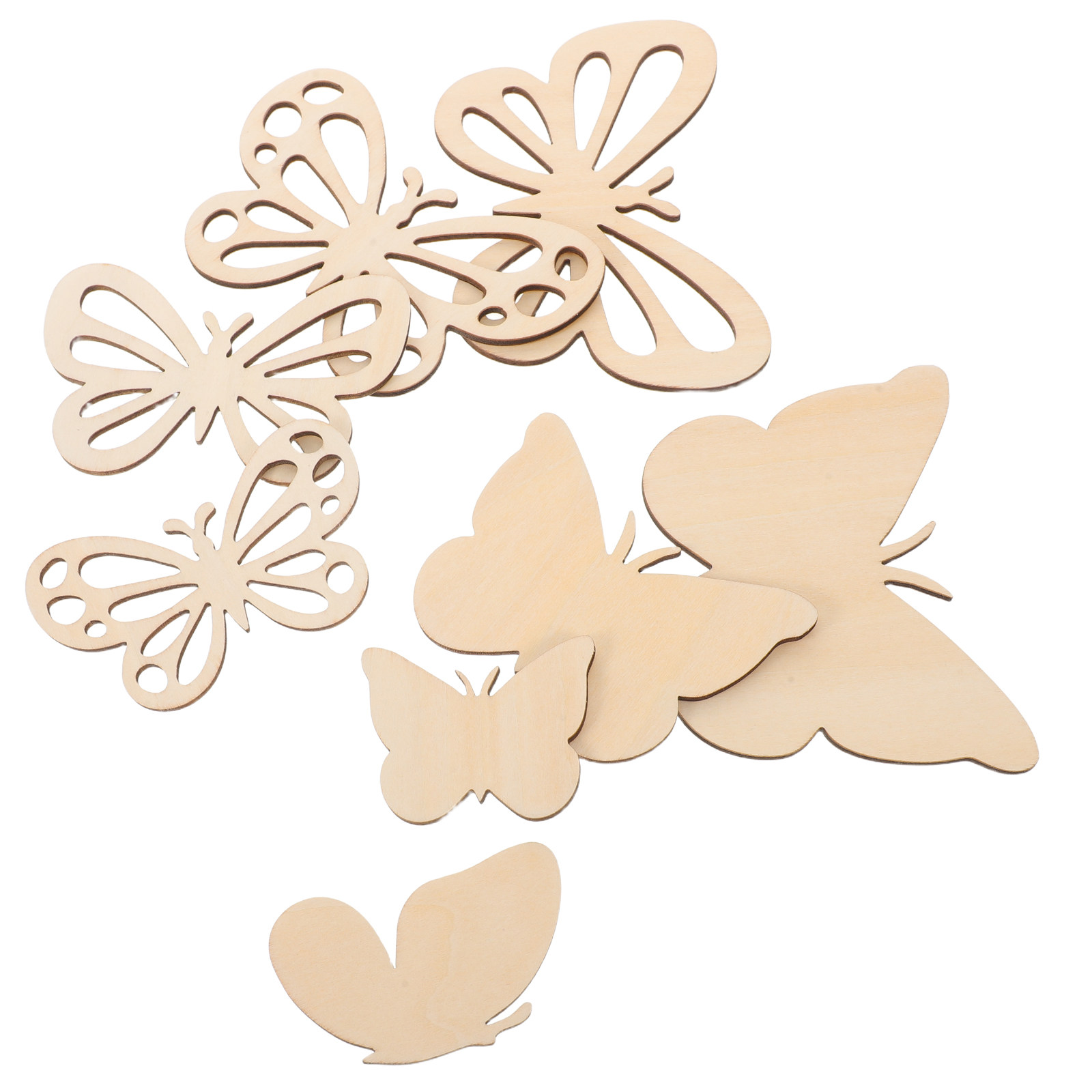 16pcs Unfinished Wood Butterfl - Art And Craft For Nursery ulasan dan harga