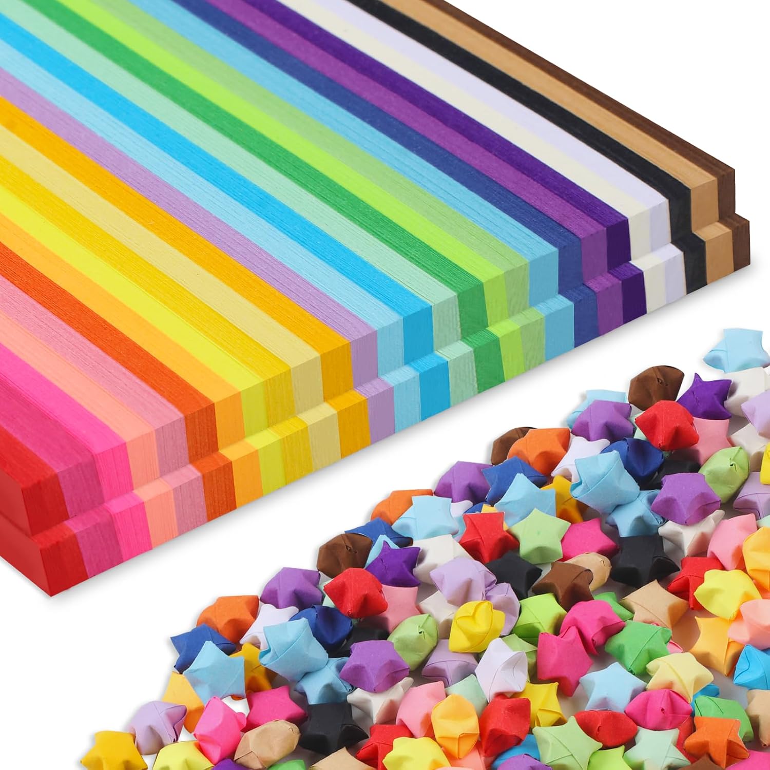 1080/2160 Sheets Origami Star  - Art Craft With Paper ulasan dan harga
