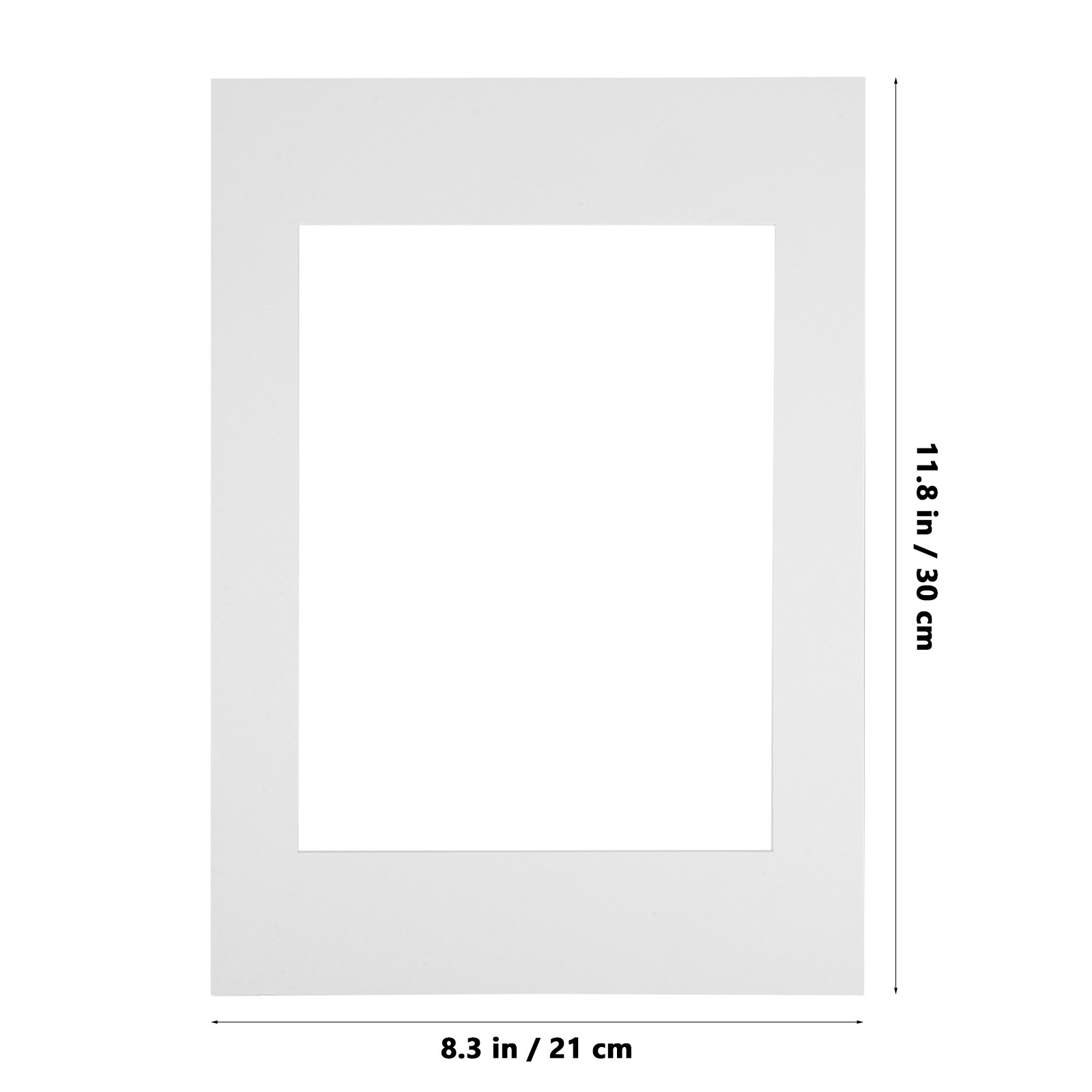 10Pcs White Cardboard Mat Boar - Art Craft Cardboard ulasan dan harga