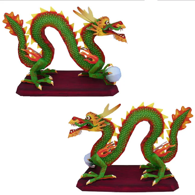 Chinese Dragon Loong Handmade  - Art Craft Cardboard ulasan dan harga
